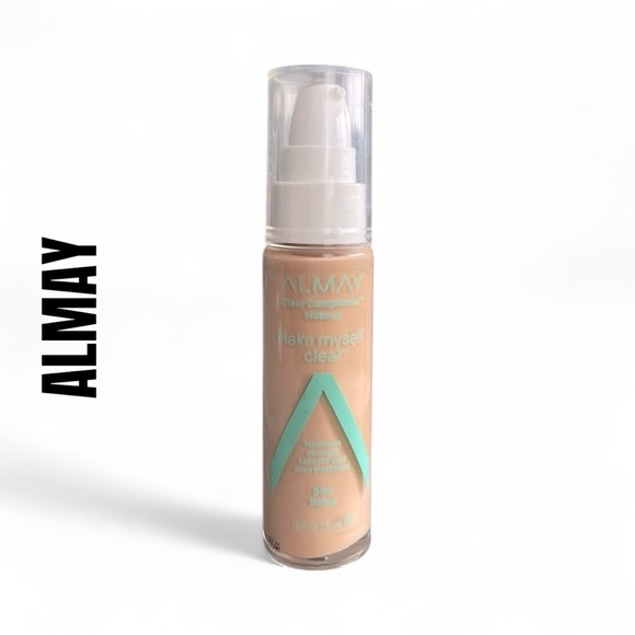 011 Almay Clear Complexion Makeup - Beige 500 - Picture 1 of 8